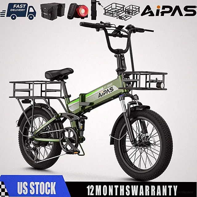 1500W Folding Electric Bike for Adults & Teens 62Miles 28MPH City Commuter Ebike