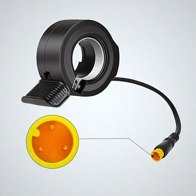 Addmotor Thumb Throttle Accelerator 3Pin Male Throttle for Ebike