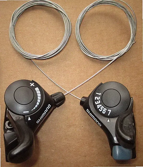 Bicycle SHIMANO TOURNEY TX30 SHIFTER Kit 7 or 6 Speed Set Right and Left/Pair