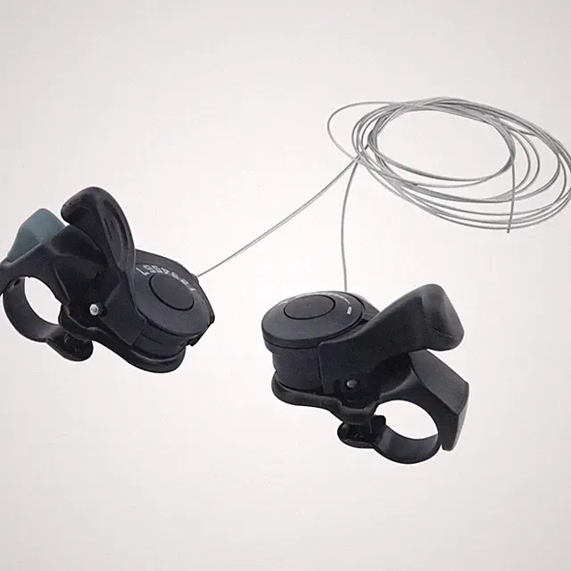 Bicycle Thumb Shifters 3x7 21-Speed w/Visual Indicator Compatible Most Bike Type