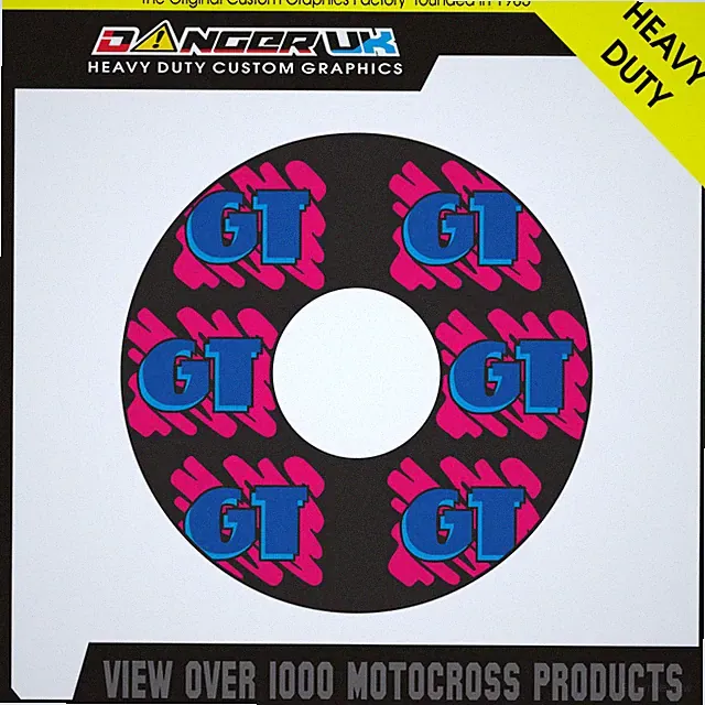 BMX HANDLEBAR THUMB SAVER DONUTS GT BLACK PINK BLUE