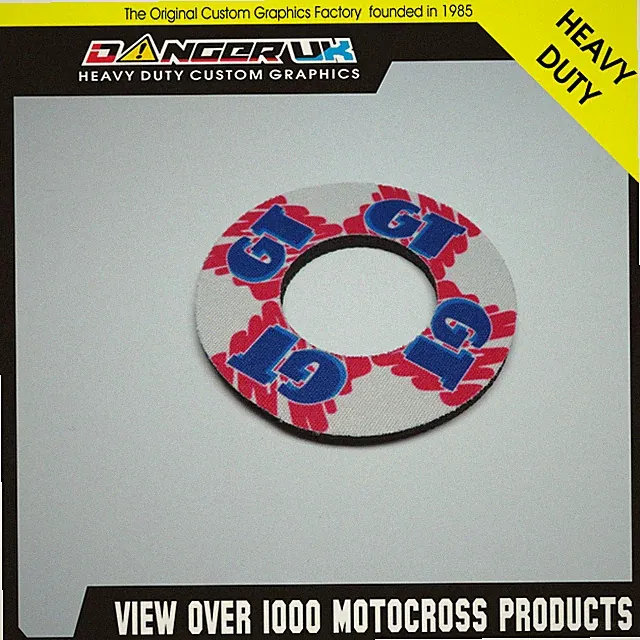 BMX HANDLEBAR THUMB SAVER DONUTS GT WHITE PINK BLUE