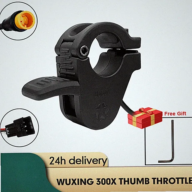 E-bike Thumb Throttle 36V 48V 72V Quick Installation and Removal Throttl