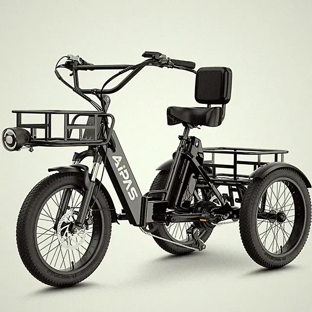 Electric Tricycle for Adults 1300W, Folding Trike 20" Fat Tire 3 Wheel E-Bike