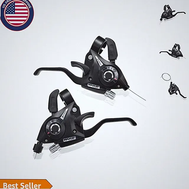 Ergonomic Aluminum 3x7 Speed Shifter with Optical Gear Indicator - Bike Upgrade