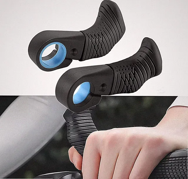 Ergonomic Bike Handlebar Ends MTB Bike Thumb Rest Grips for 22.2mm Handlebars