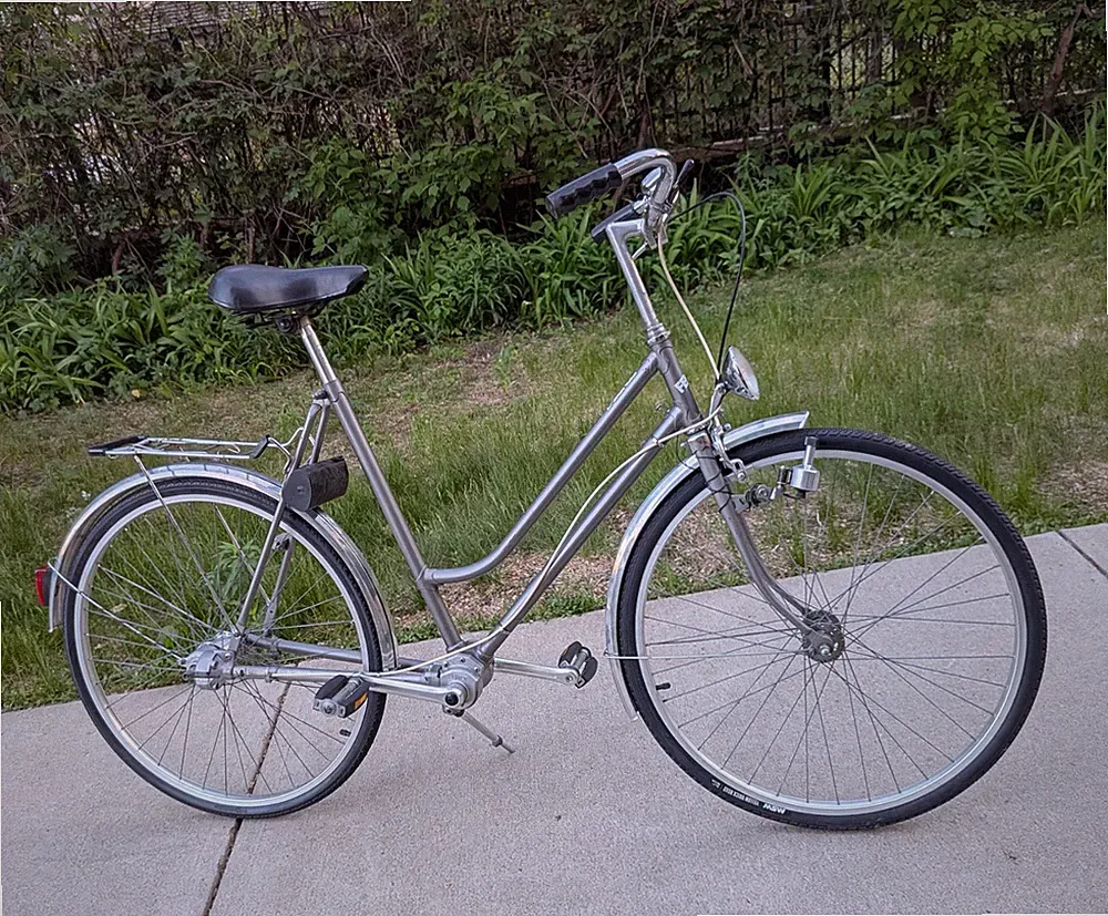 Fendt Cardano bicycle, rare german chainless design, 1980, incredible condition
