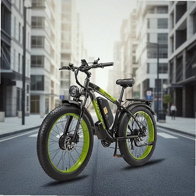 KETELES V3 35MPH AWD Peak 4000W Motor 48V/23Ah Electric Bike Hydraulic Dis Brake