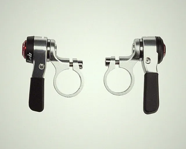 Microshift Thumb Shifters (Silver)