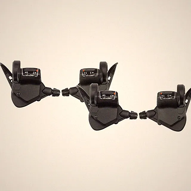 microSHIFT TS38 Thumb-Tap Shifter Set 7-Speed Ergonomic MTB / Hybrid Bike Gear