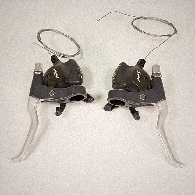 NOS Vintage Shimano Alivio ST-MC12 Shifter & Brake Levers 3x7 Speed EZ Fire MTB