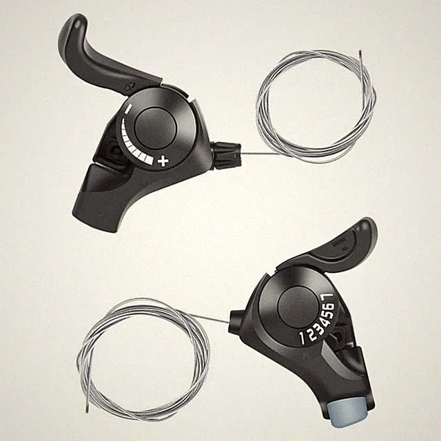 Optical Gear Display Shifters 21-Speed 3x7 for MTB Commuter Electric Bicycles
