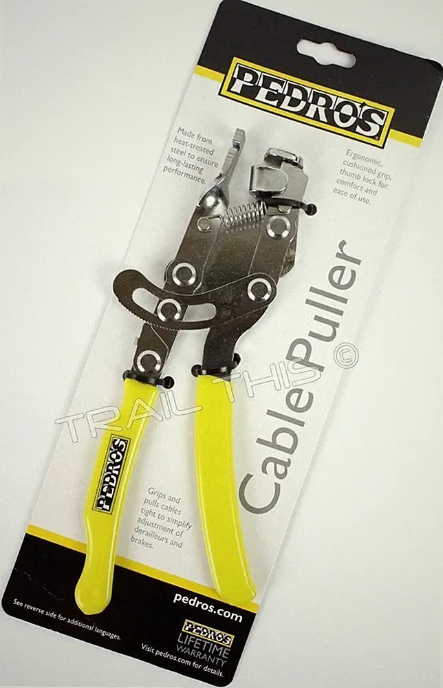 Pedro's Bicycle Brake / Shift Cable Puller Pliers Fourth Hand Tool w/ Thumb Lock