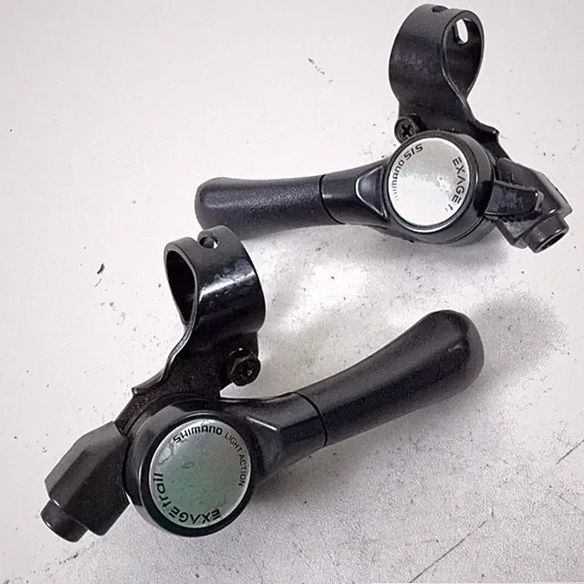 Shimano Exage Trail Thumb Shifters VIA Japan SL-M351 Vintage MTB Shifter Set 3x6