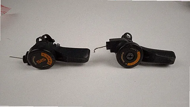 Shimano SL-TY15-A Thumb Shifter Set 3x5 Speed Friction SIS Index Bike Levers