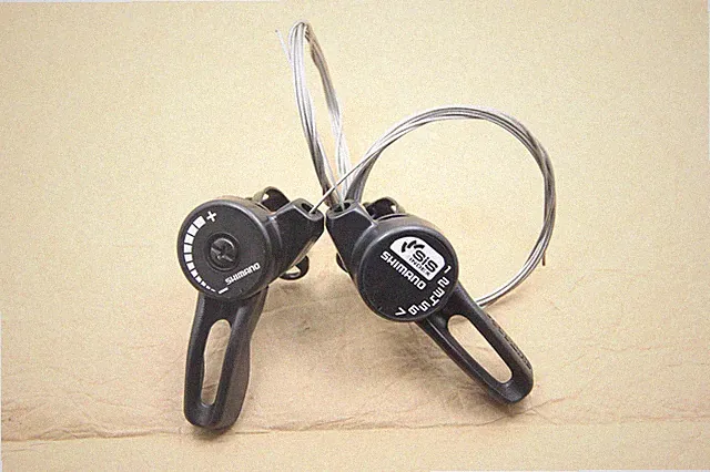 Shimano SL-TZ20 Bicycle Bike Trigger Thumb 3 X 7 Speed Shifter Set