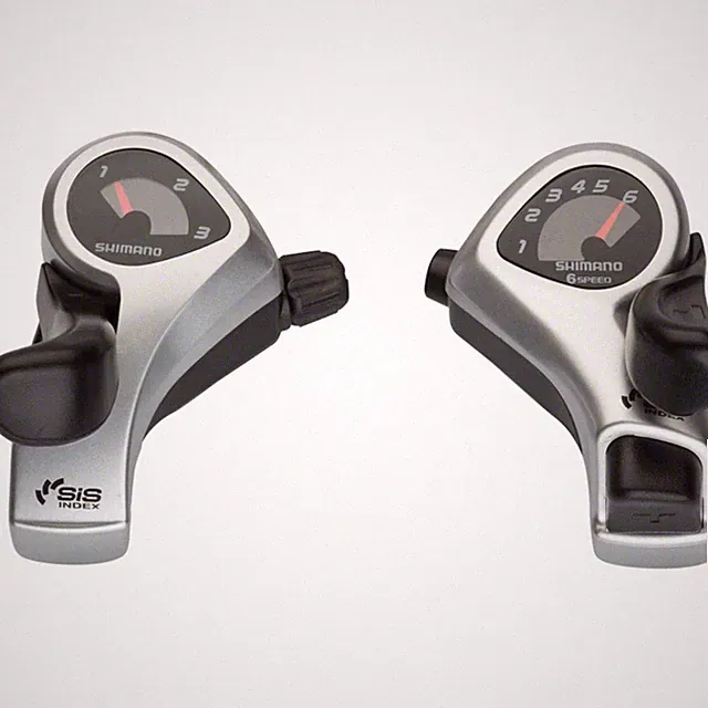 Shimano Thumb Shifter Set - 3x6-Speed - Tourney SL-TX50 ESLTX50P6SAT