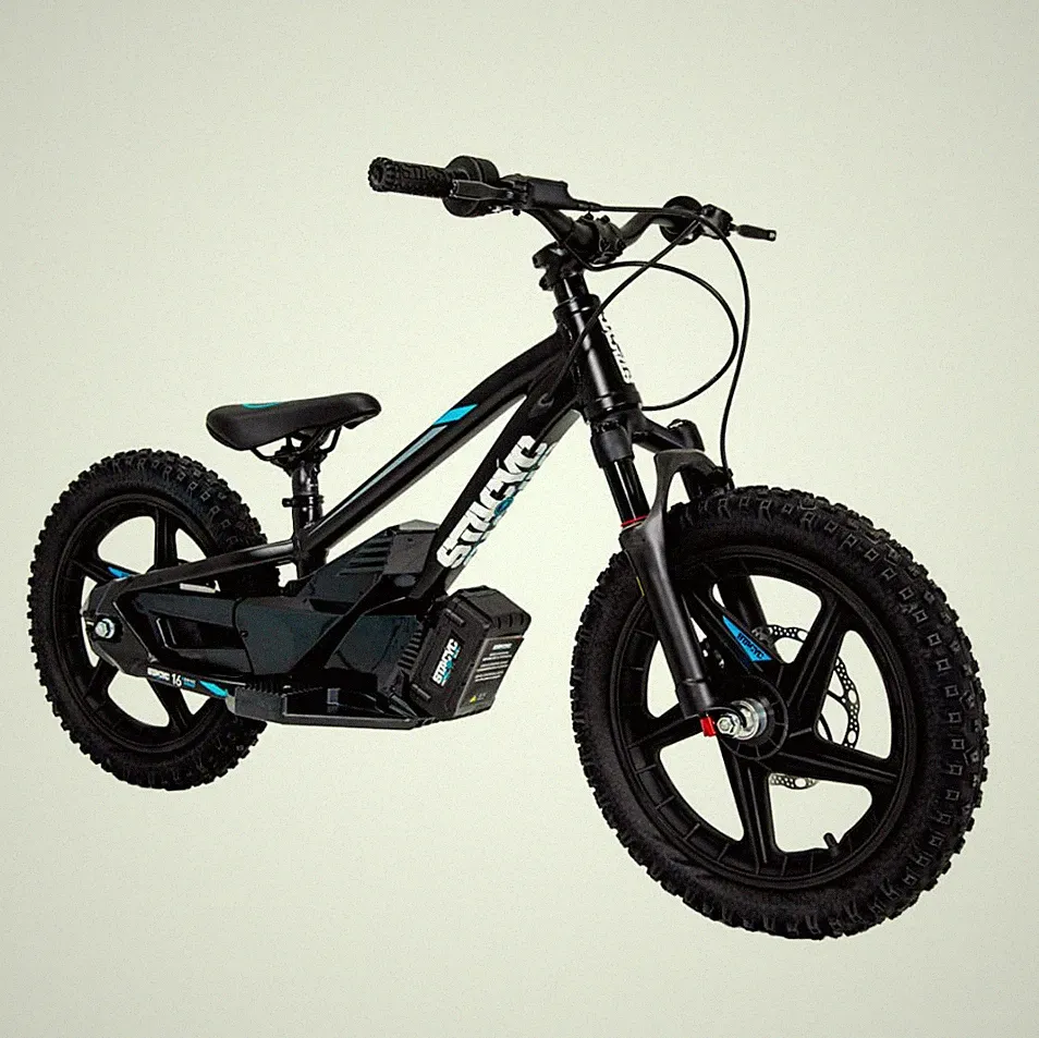 STACYC Brushless 16eDRIVE Elite Electric Balance Bike for Kids AES 6-8 Years Old