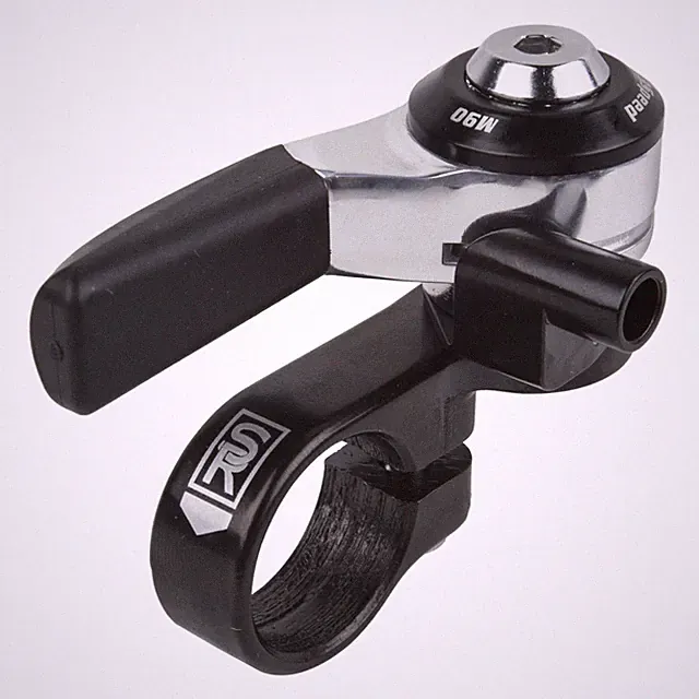 Sunrace SLM96 Left 3-Speed Thumb Shifter with Polished Aluminum Lever and Clamp