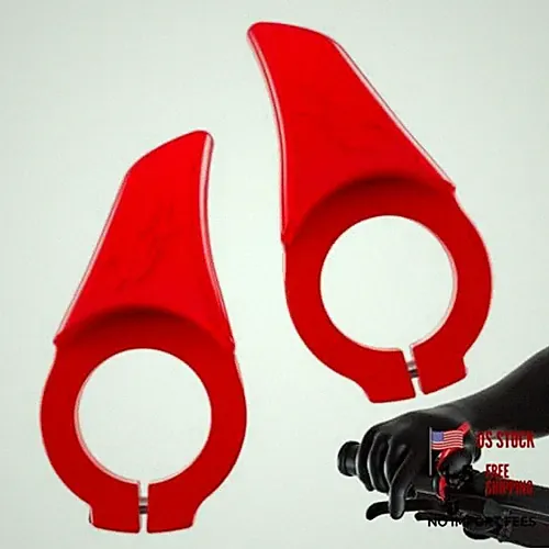 Thumb Rest Handlebar,Bicycle Handlebar Thumb Rest,Mini Bike Rests Grip Red