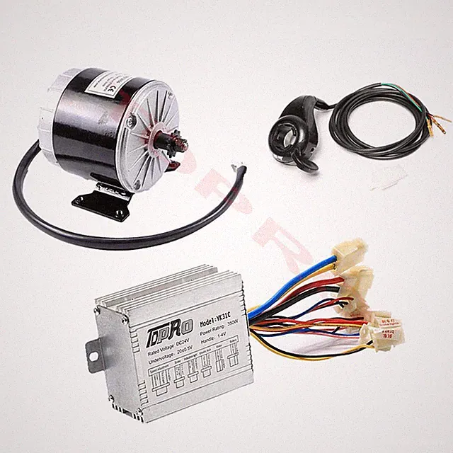 Thumb Throttle Brush 24V 350W Electric Motor Controller For Dirt Bike Scooter