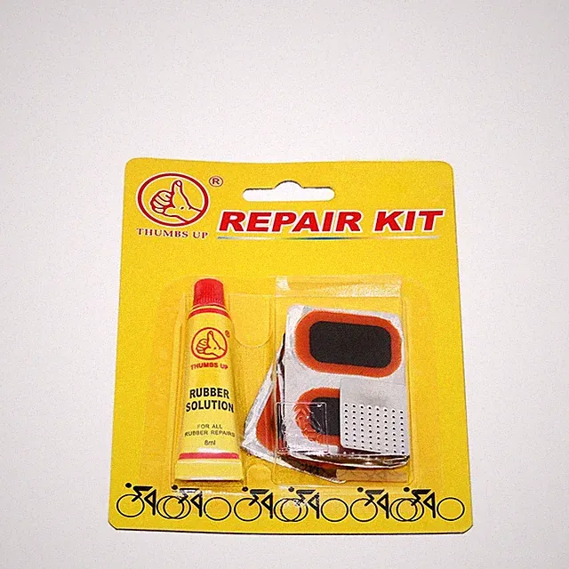 THUMBS UP 3204N Bicycle Tube Repair Patch Kit 5 Piece Universal Flat Tire Fix.