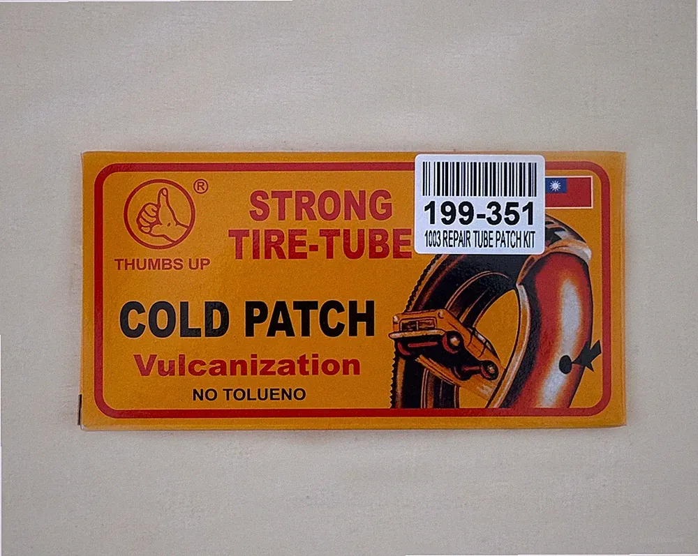 THUMBS UP Bike Bicycle Tube Tire Cold Patch Repair Kit Puncture Repair.