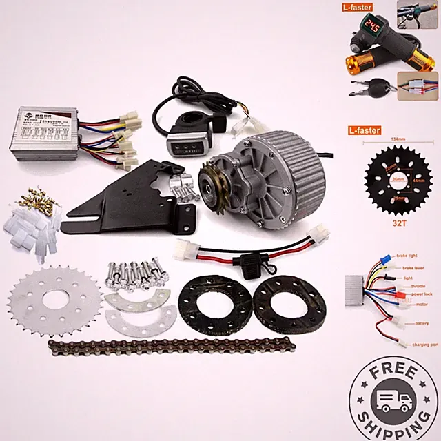 Transform Your Bicycle with 450W Electric Conversion – Twist or Thumb Options