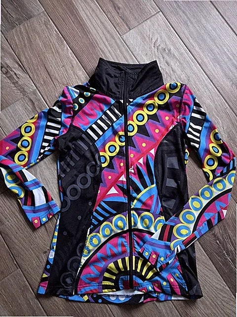 Triflare Triathlon Cycling Running Jacket Womens Small Light Weight Zip