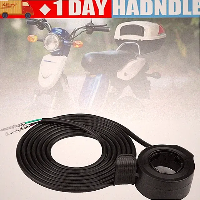 Universal Thumb Throttle Assembly 22mm 7/8inch for E-Bike Electric Bike Scooters