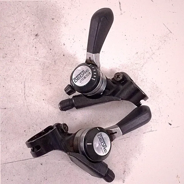 Vintage Shimano Deore SL-MT60 Thumb Shifter Set 6s SIS MTB Mountain Bike INdex